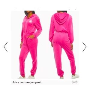 Juicy Couture Vibrant Pink Zip-Up